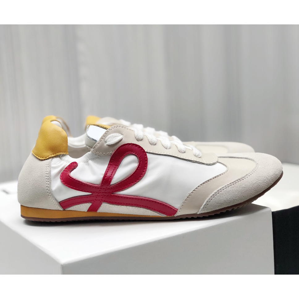 Loewe Ballet Runner In Nylon And Calfskin - DopestKickz