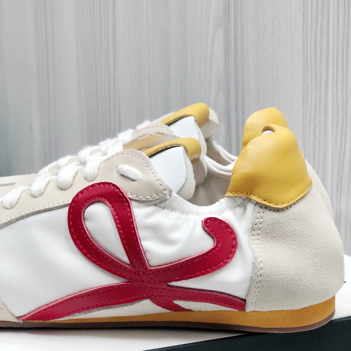 Loewe Ballet Runner In Nylon And Calfskin - DopestKickz