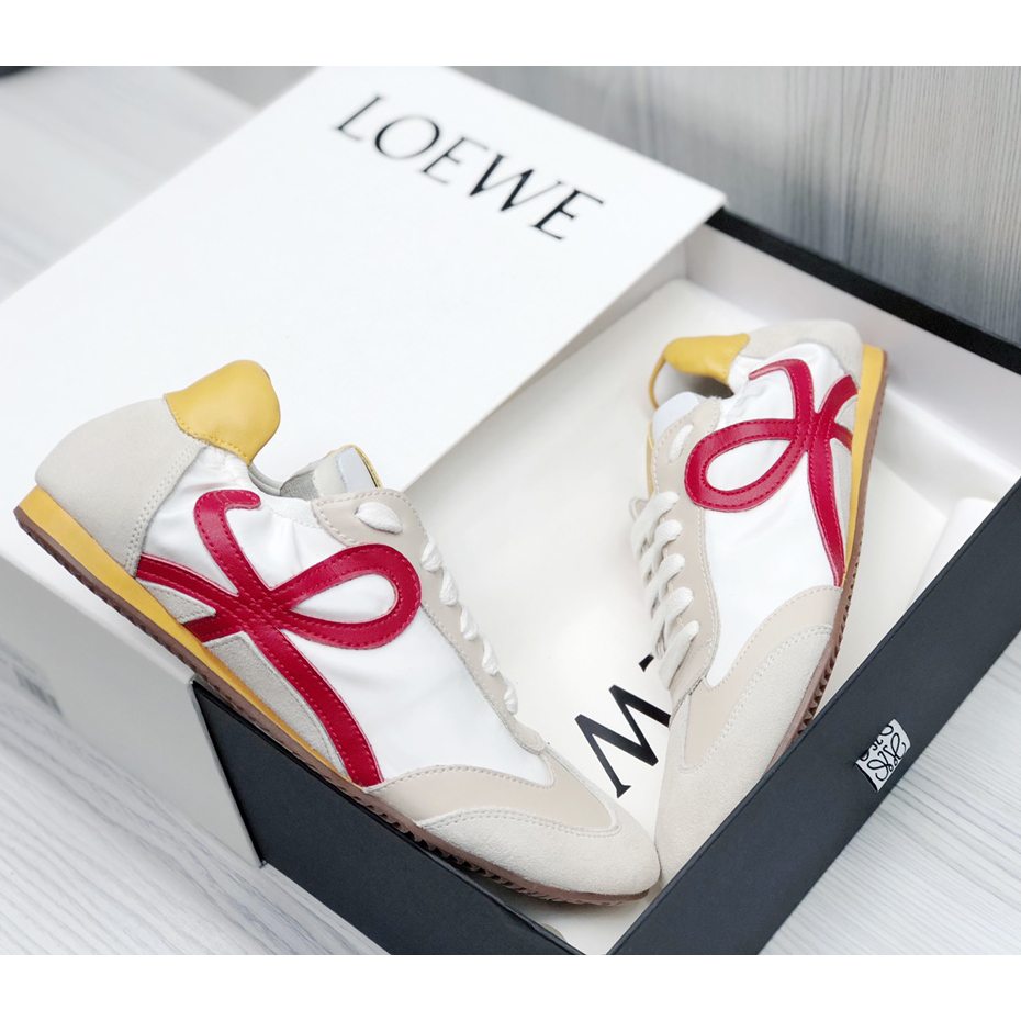 Loewe Ballet Runner In Nylon And Calfskin - DopestKickz