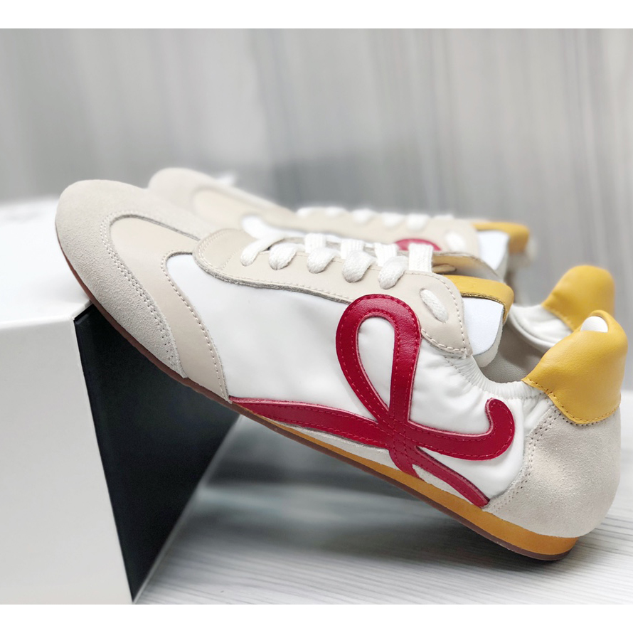 Loewe Ballet Runner In Nylon And Calfskin - DopestKickz