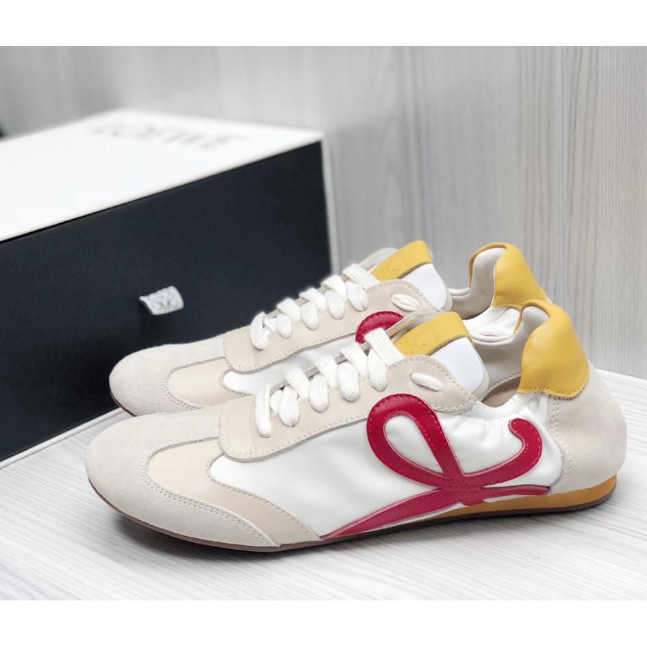 Loewe Ballet Runner In Nylon And Calfskin - DopestKickz