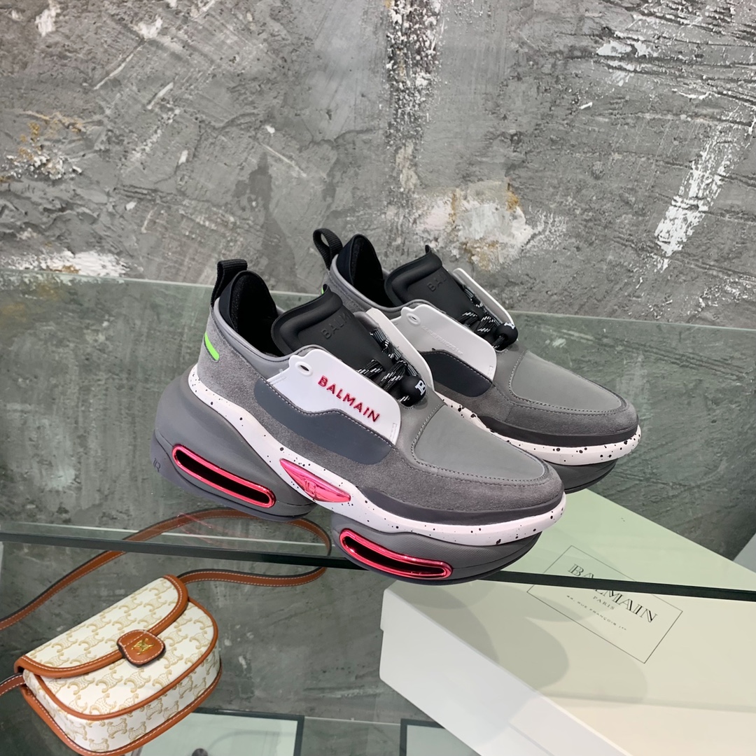 Balmain B-Bold Low-Top Sneakers - DopestKickz