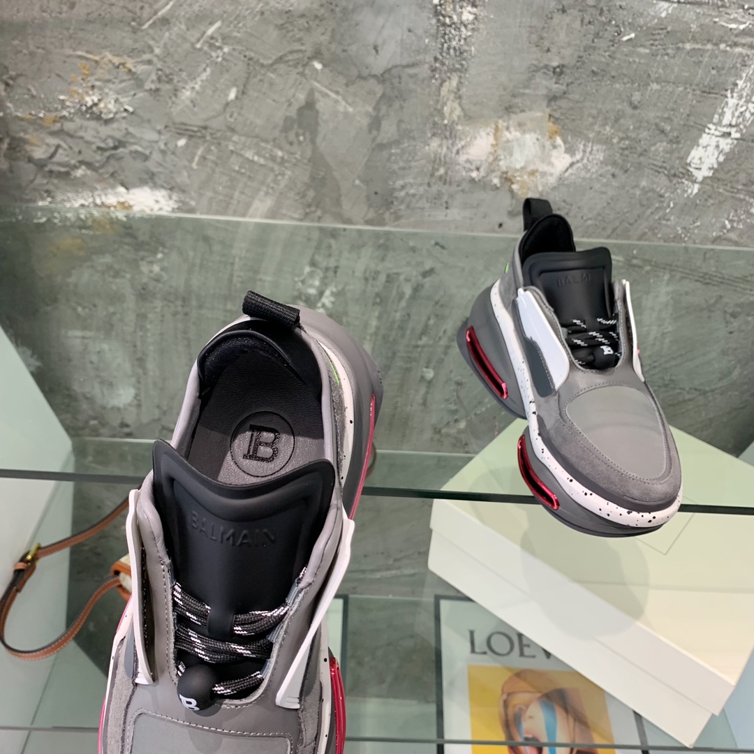 Balmain B-Bold Low-Top Sneakers - DopestKickz