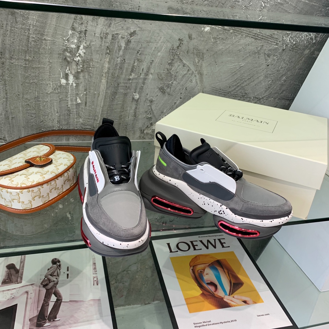 Balmain B-Bold Low-Top Sneakers - DopestKickz