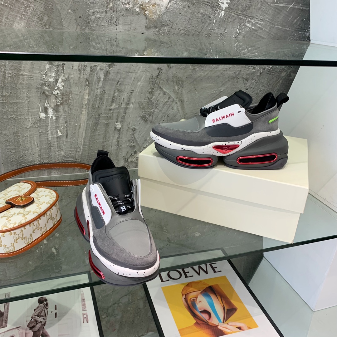 Balmain B-Bold Low-Top Sneakers - DopestKickz