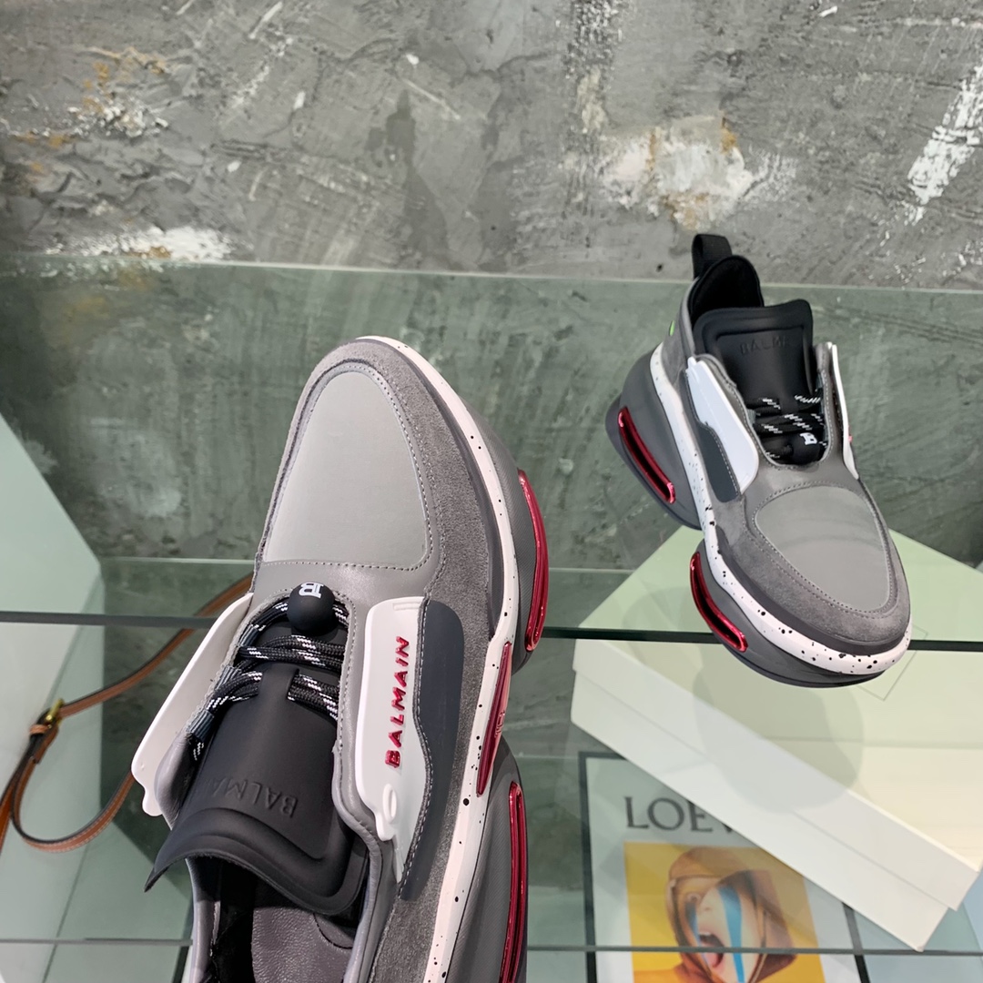 Balmain B-Bold Low-Top Sneakers - DopestKickz