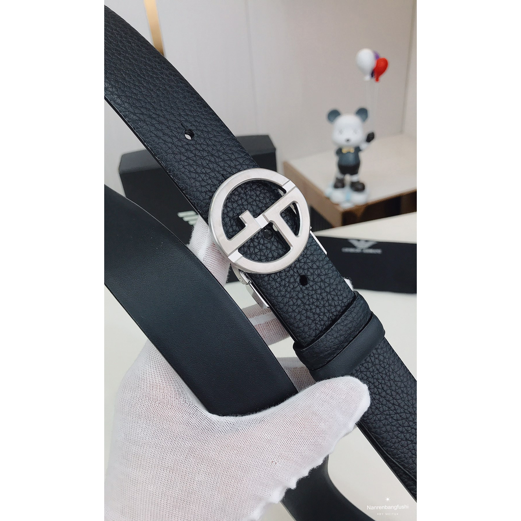 Armani Reversible Leather Belt  35mm - DopestKickz