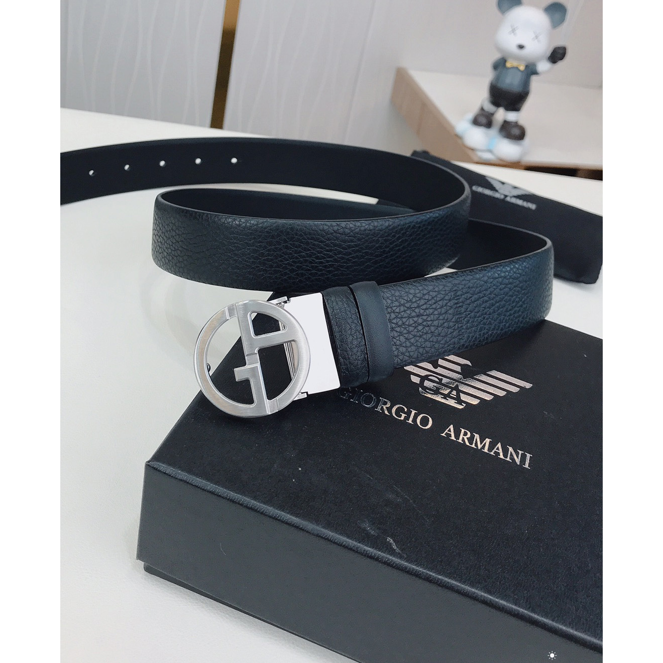 Armani Reversible Leather Belt  35mm - DopestKickz