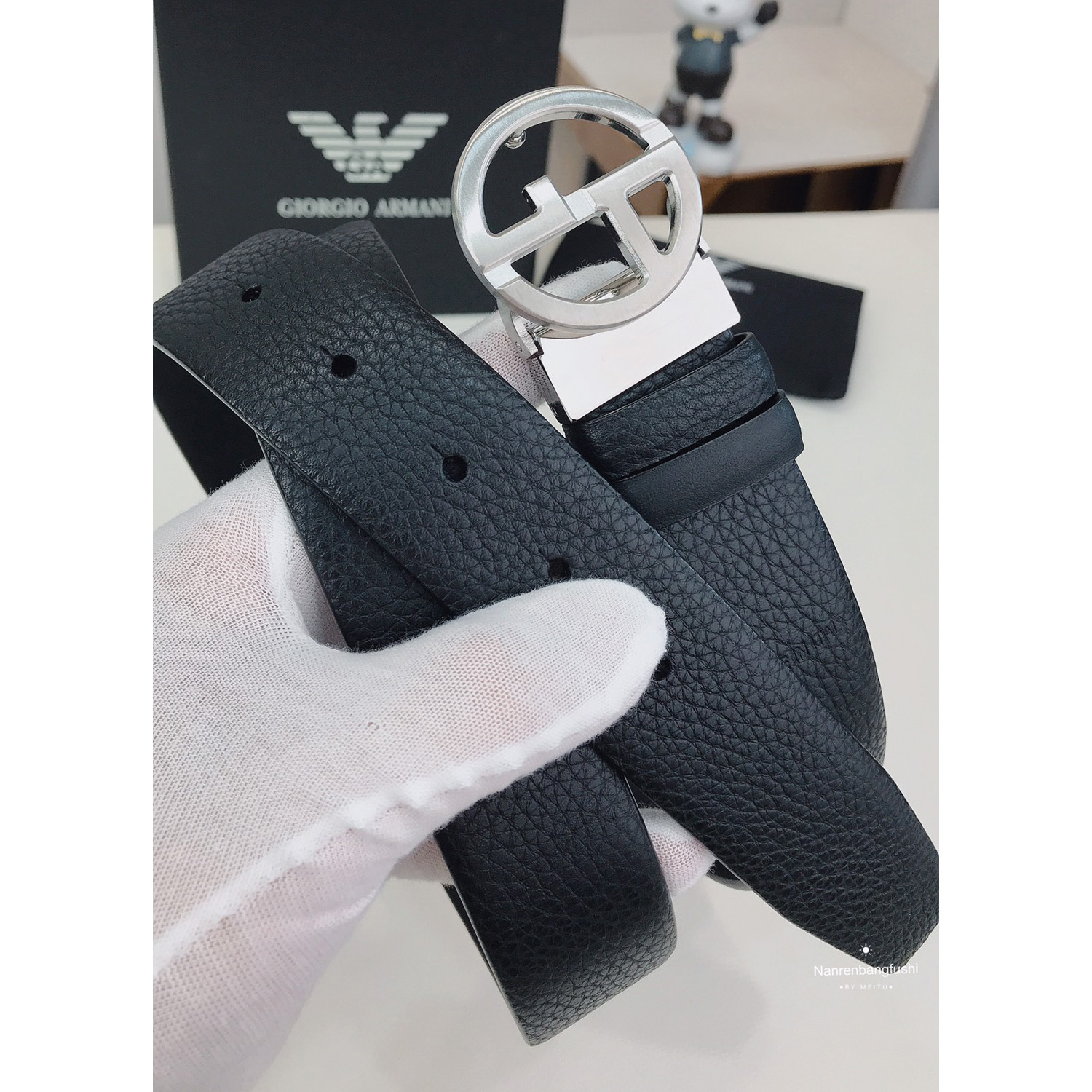 Armani Reversible Leather Belt  35mm - DopestKickz