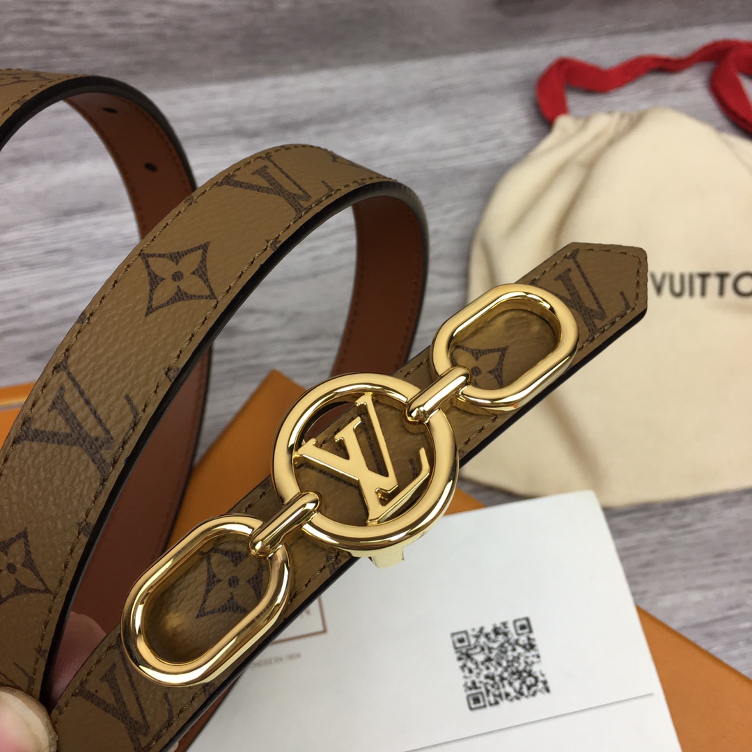Louis Vuitton Squared LV 20mm Belt - DopestKickz