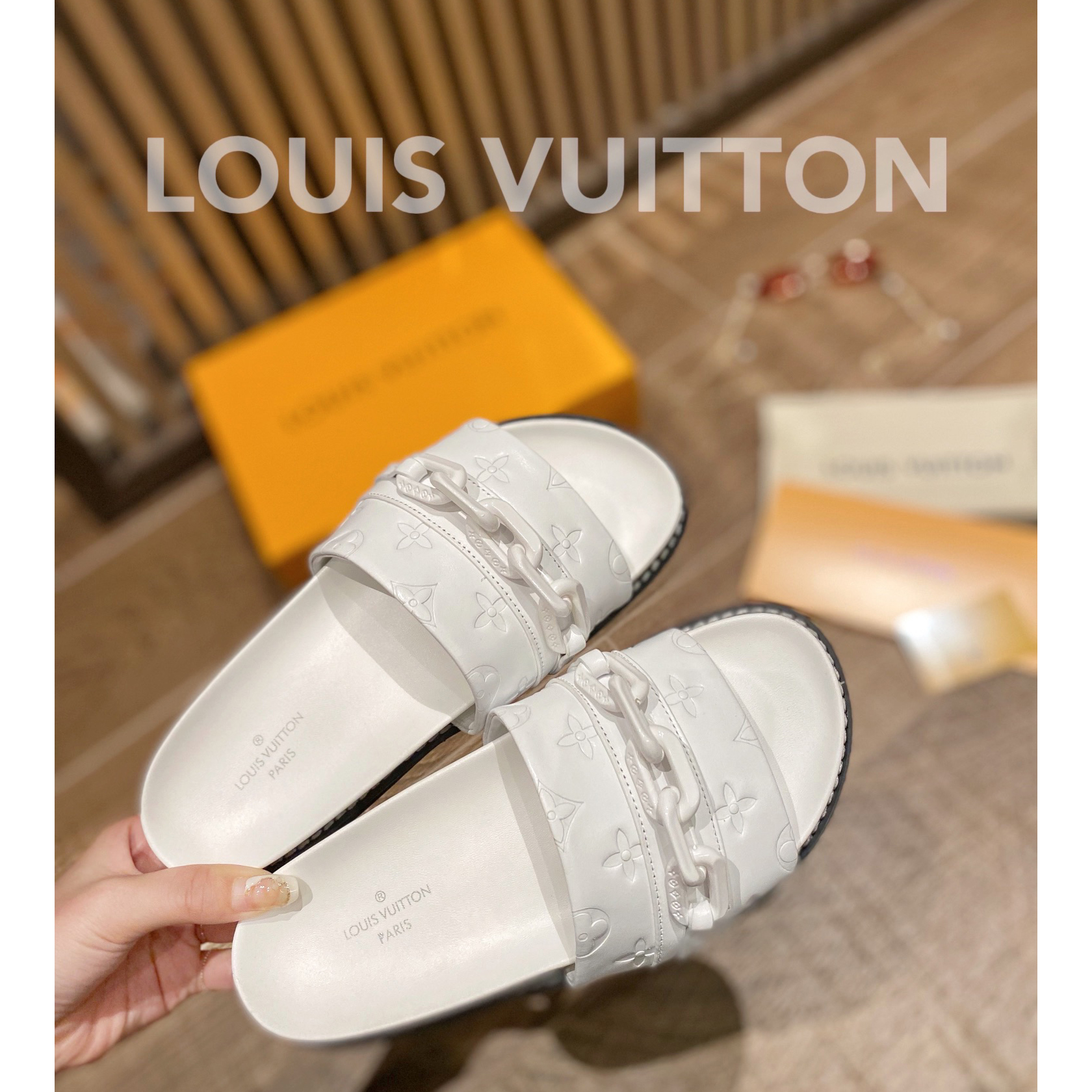 Louis Vuitton Monogram Slipper - DopestKickz