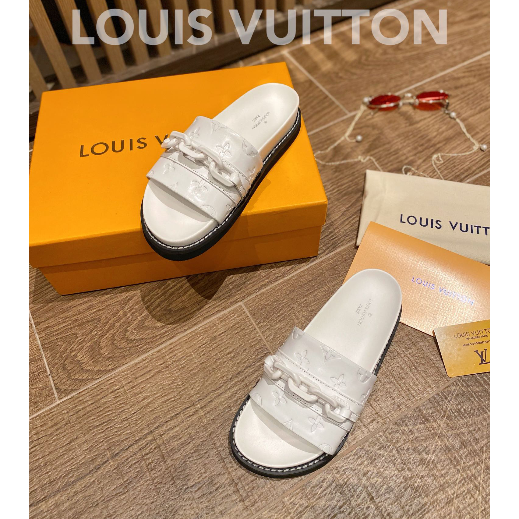 Louis Vuitton Monogram Slipper - DopestKickz