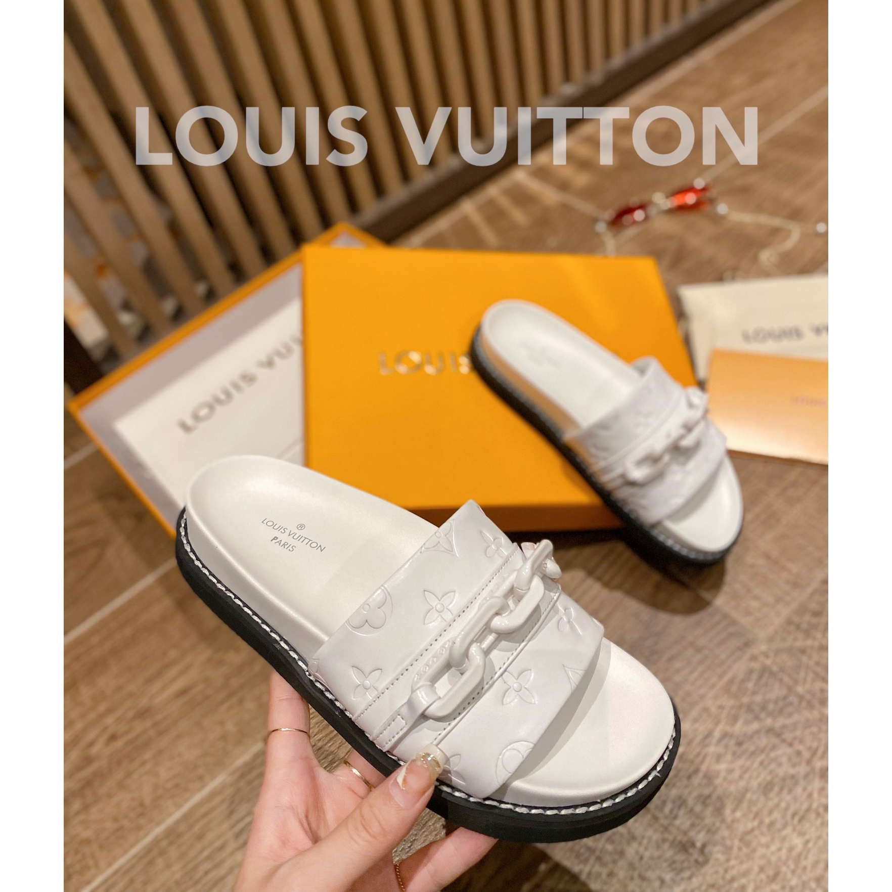 Louis Vuitton Monogram Slipper - DopestKickz