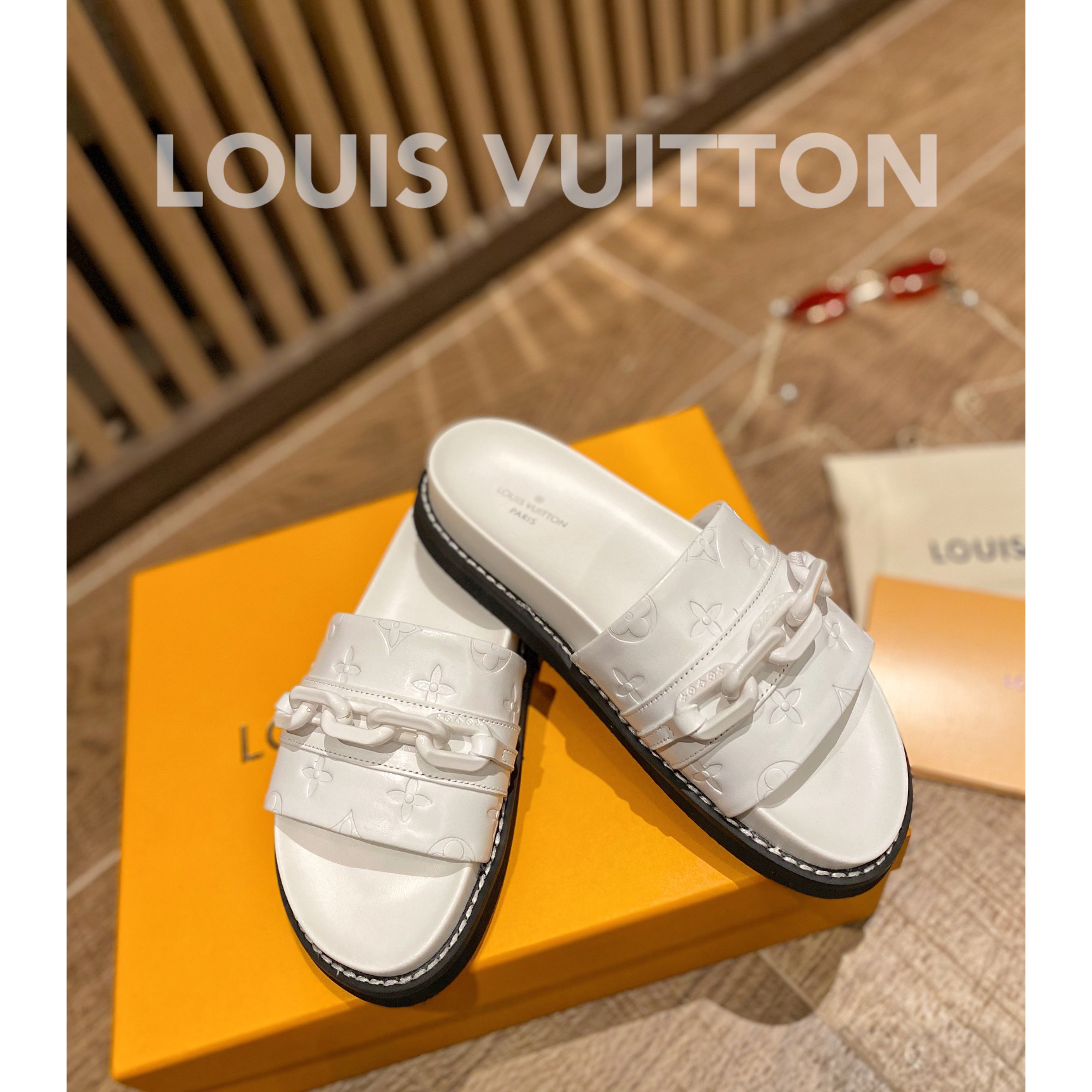 Louis Vuitton Monogram Slipper - DopestKickz