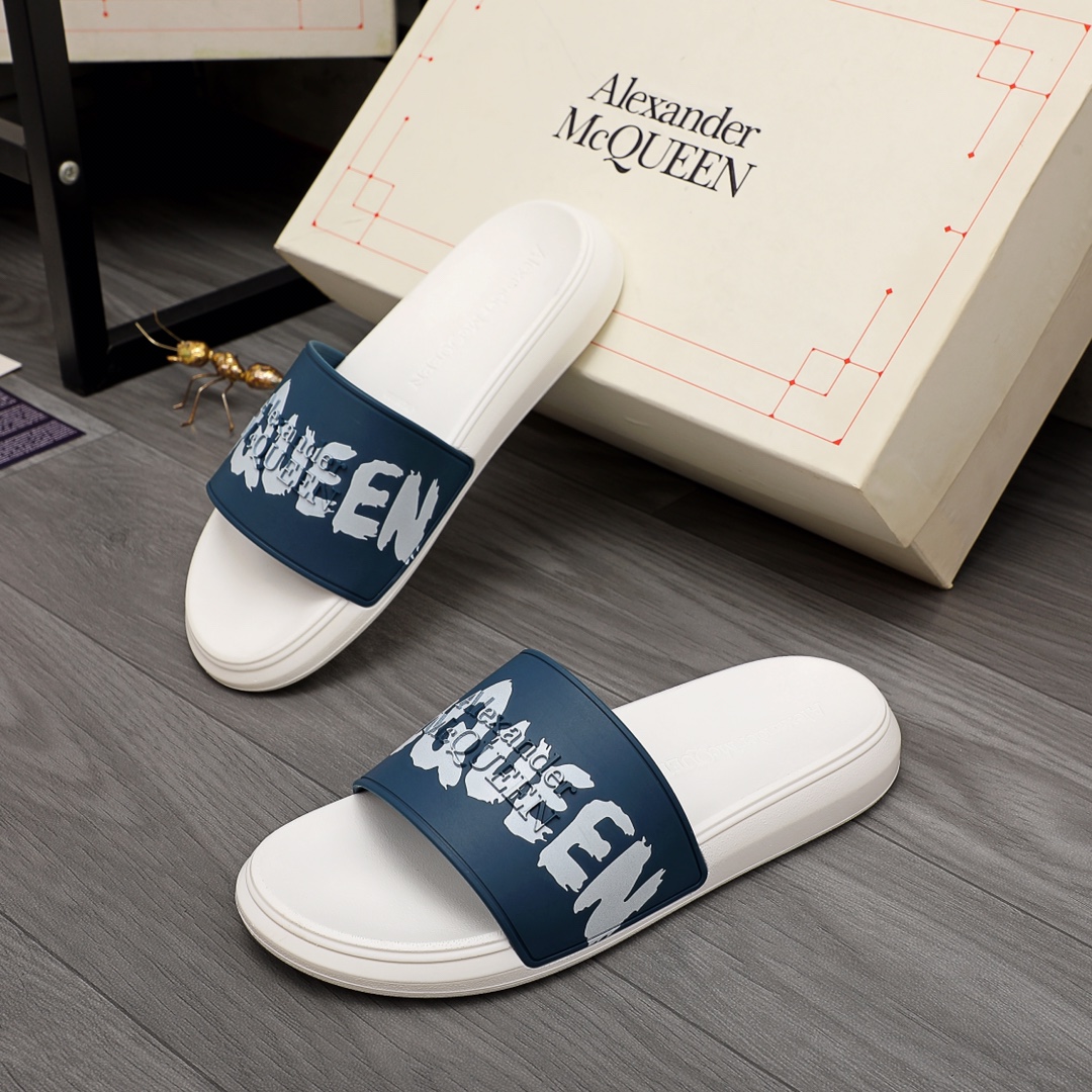 Alexander Mqueen Logo Slipper - DopestKickz