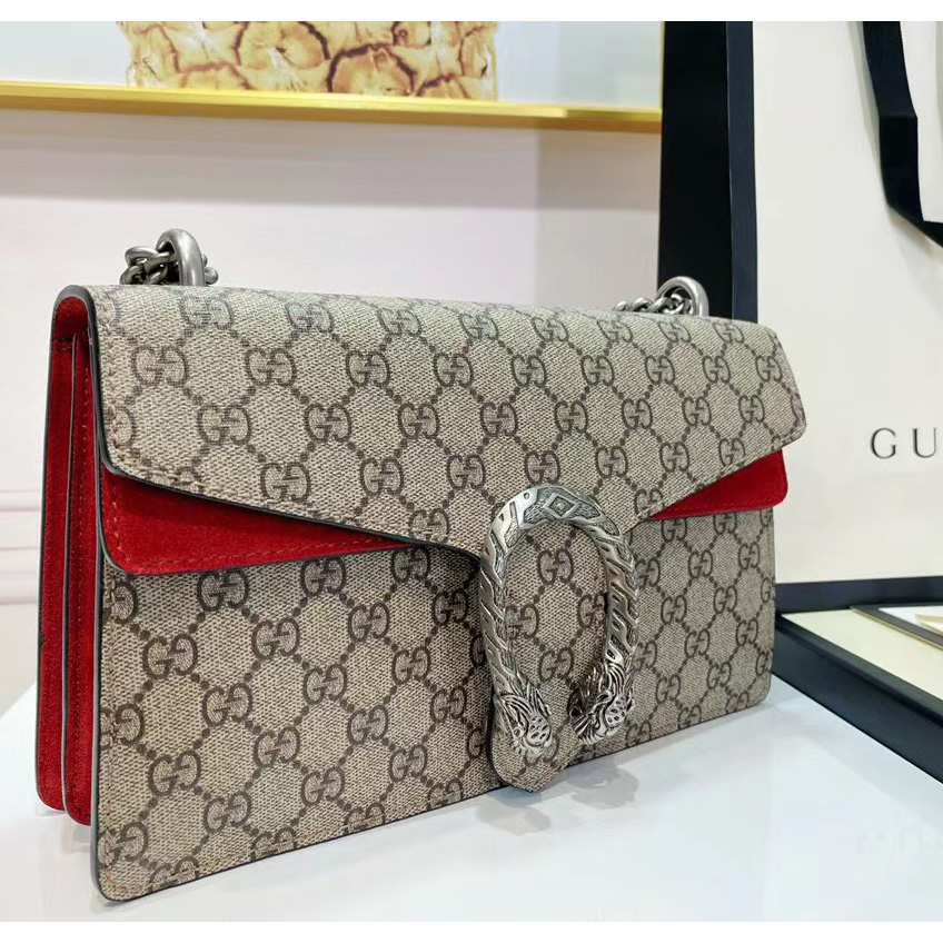 Gucci  Dionysus GG Small Shoulder Bag(28-17-9cm) - DopestKickz