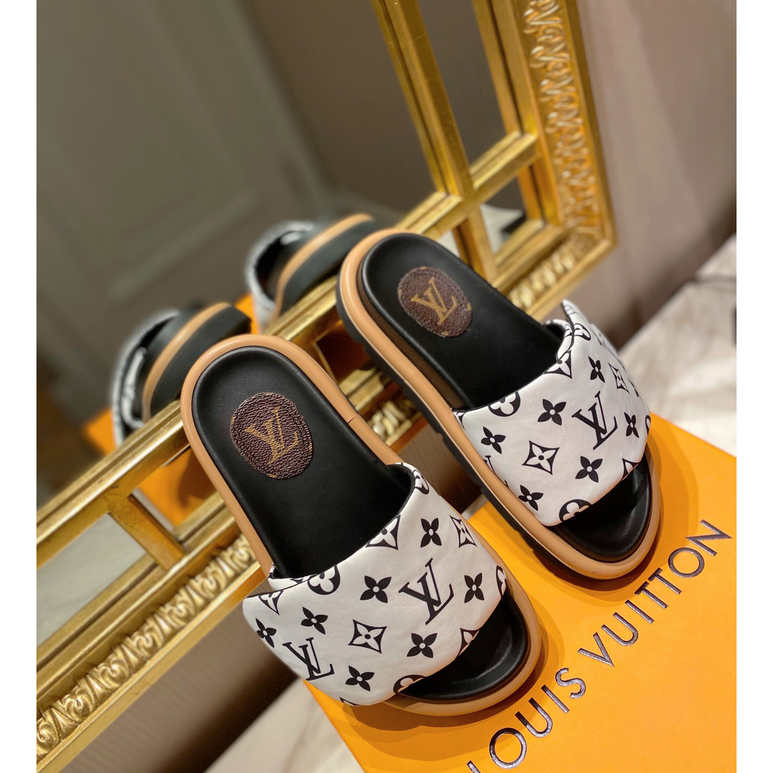 Louis Vuitton Pool Pillow Comfort Mules - DopestKickz