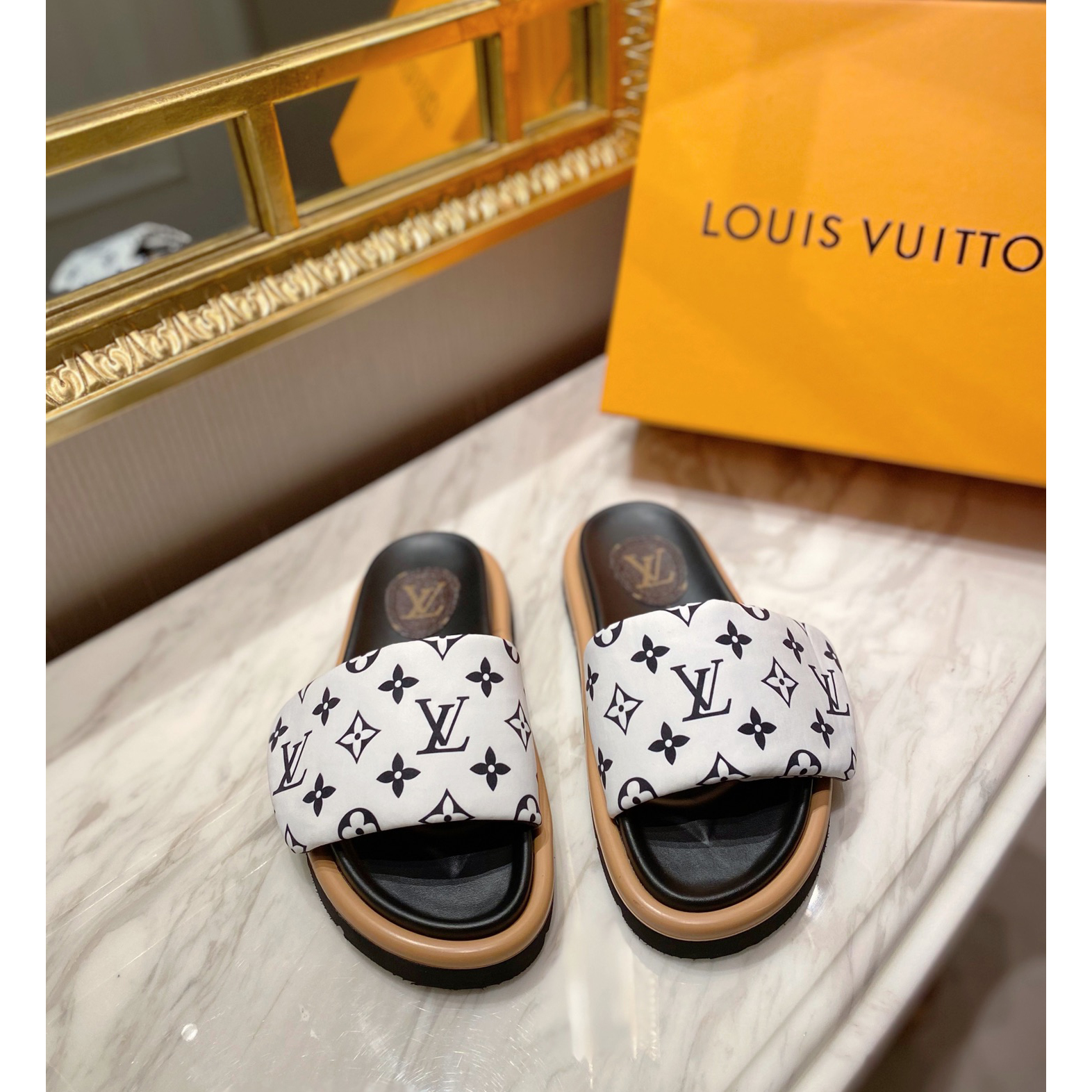 Louis Vuitton Pool Pillow Comfort Mules - DopestKickz