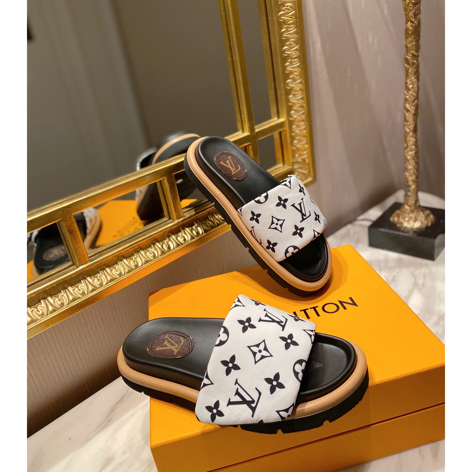 Louis Vuitton Pool Pillow Comfort Mules - DopestKickz