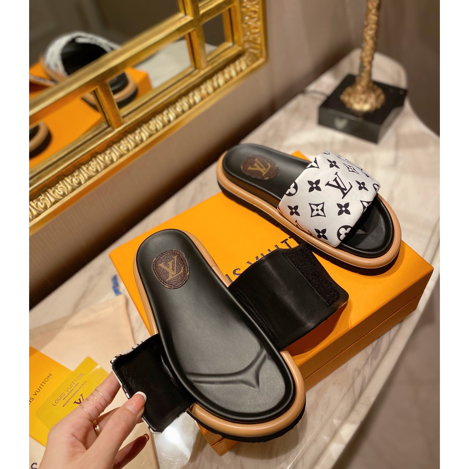 Louis Vuitton Pool Pillow Comfort Mules - DopestKickz