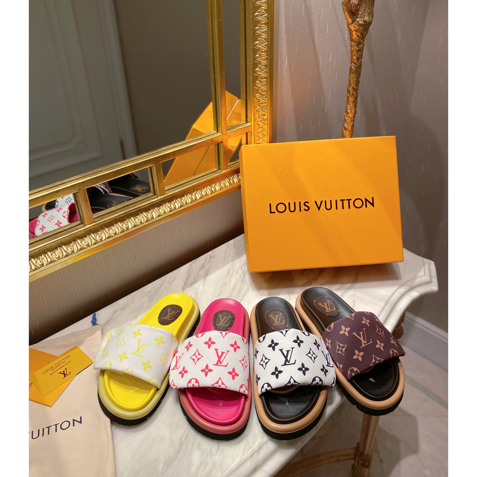 Louis Vuitton Pool Pillow Comfort Mules - DopestKickz