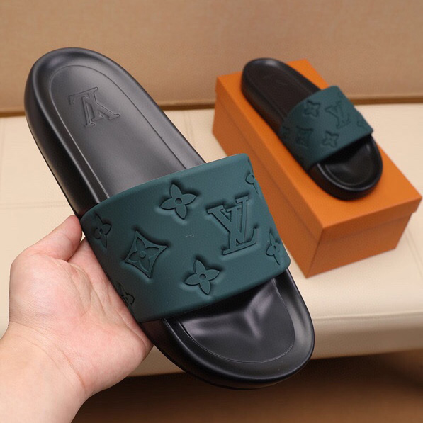 Louis Vuitton Monogram Slippers - DopestKickz
