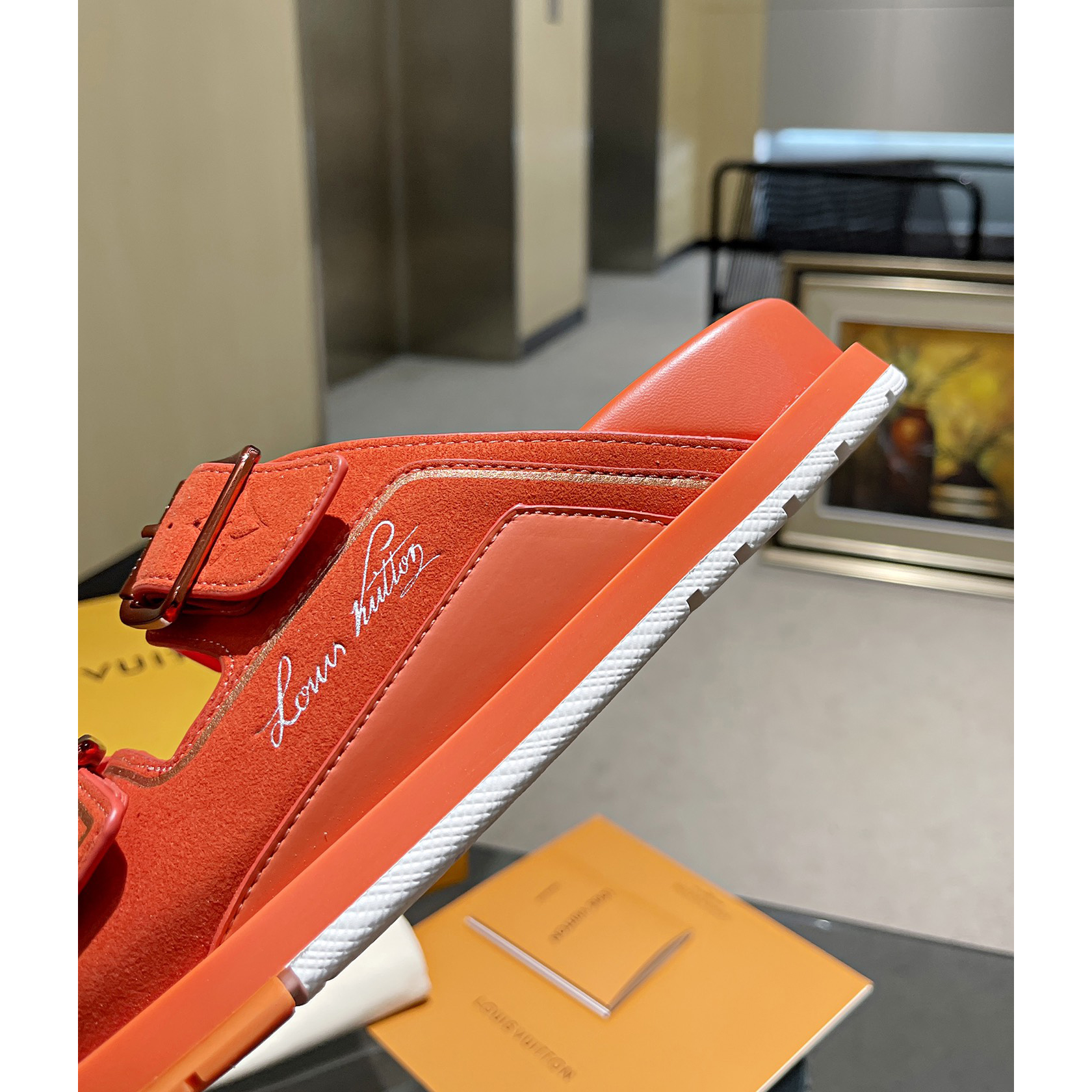 Louis Vuitton Men's Trainer Slippers - DopestKickz