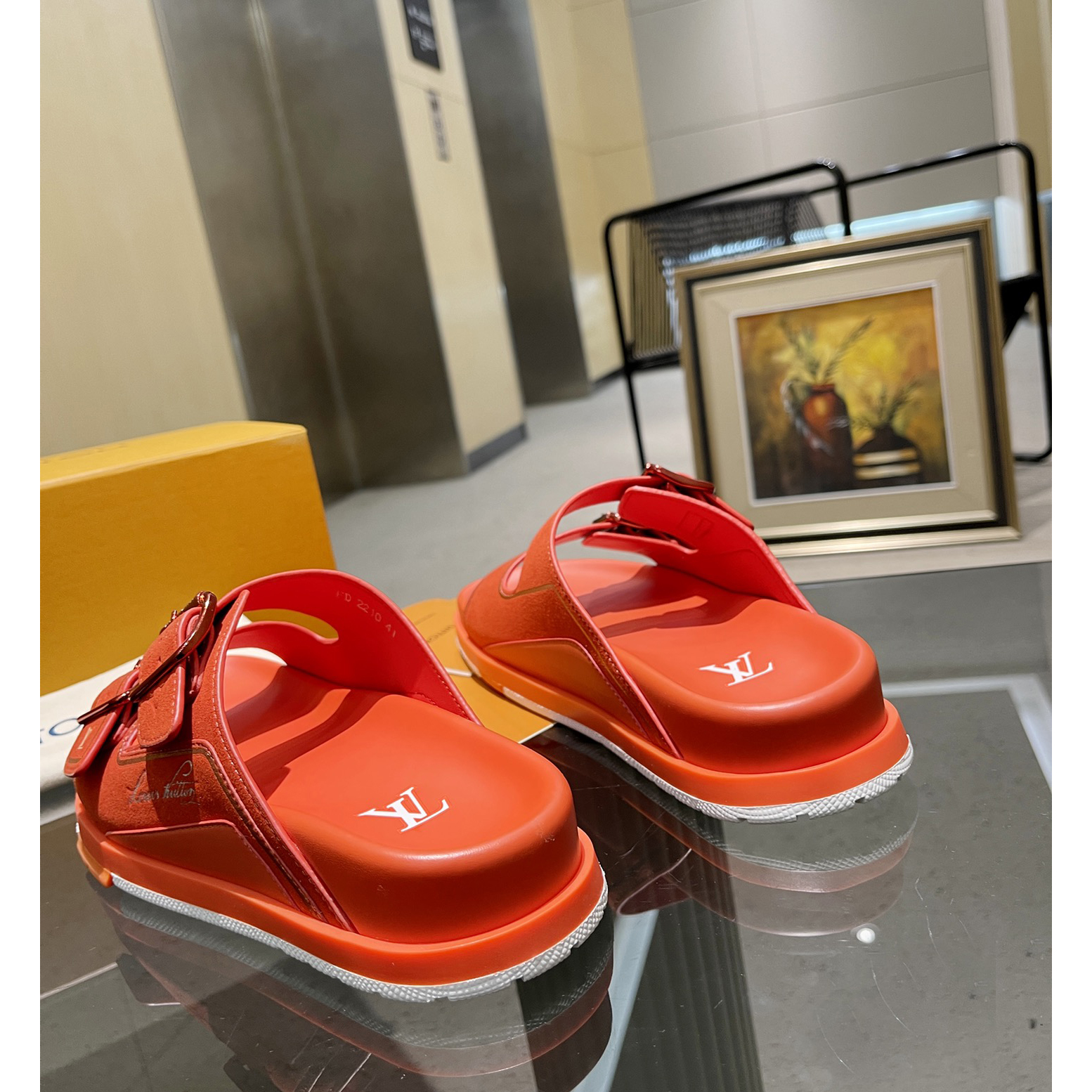 Louis Vuitton Men's Trainer Slippers - DopestKickz