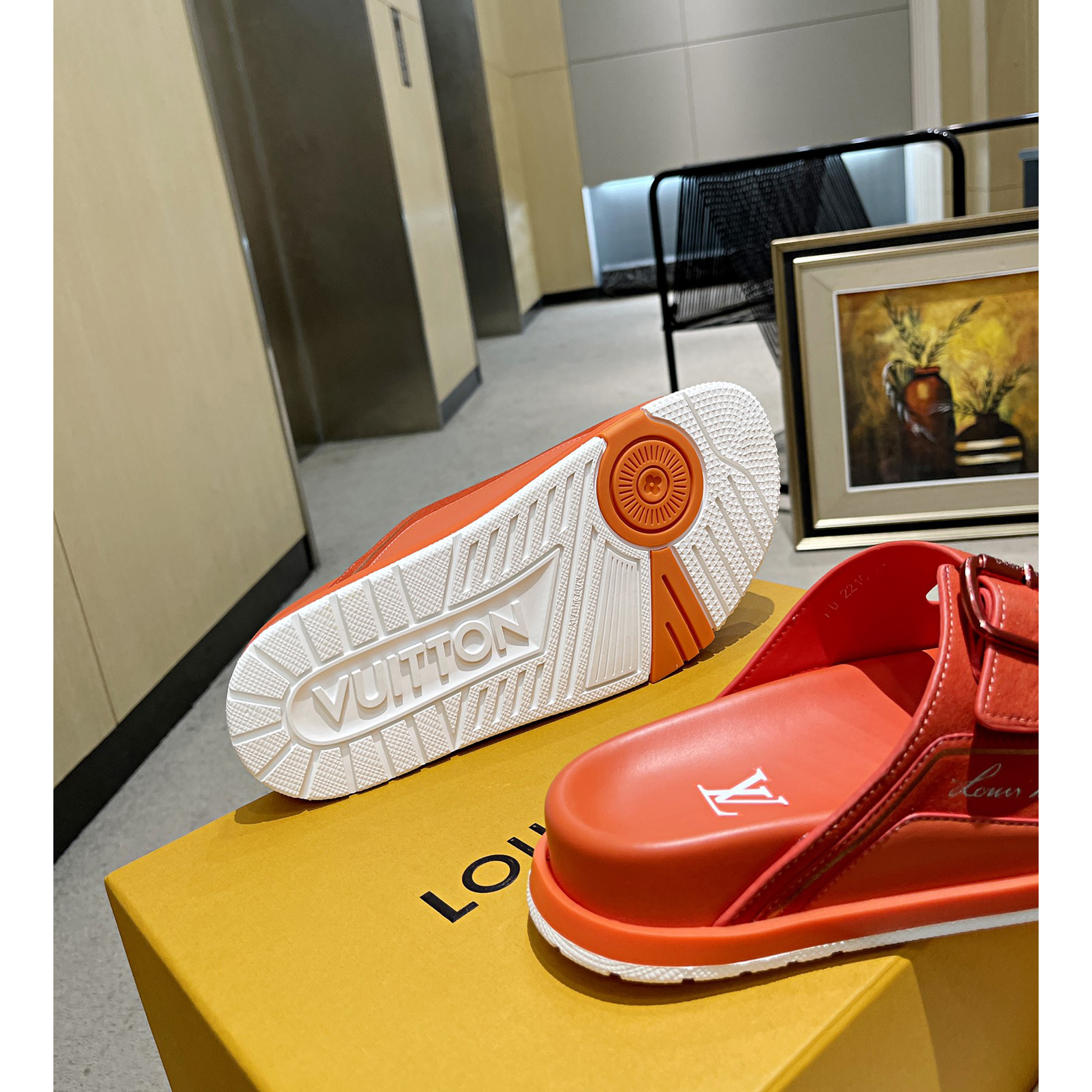 Louis Vuitton Men's Trainer Slippers - DopestKickz