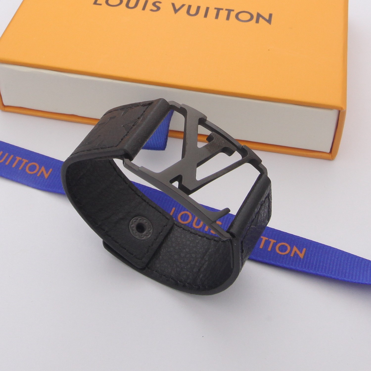 Louis Vuitton Monogram Leather Bracelet - DopestKickz