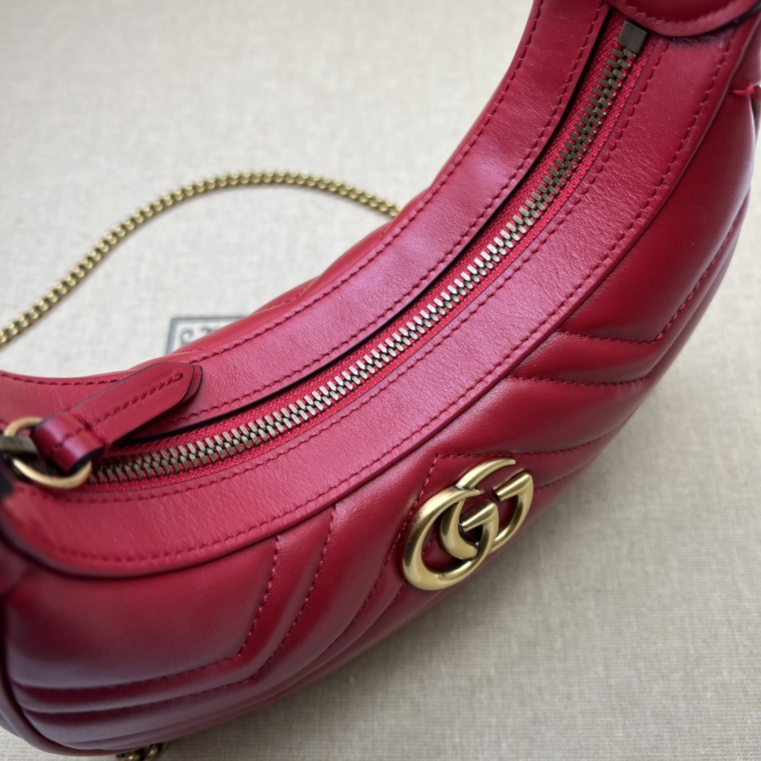 Gucci GG  Leather Handle Bag（21-11-5CM） - DopestKickz