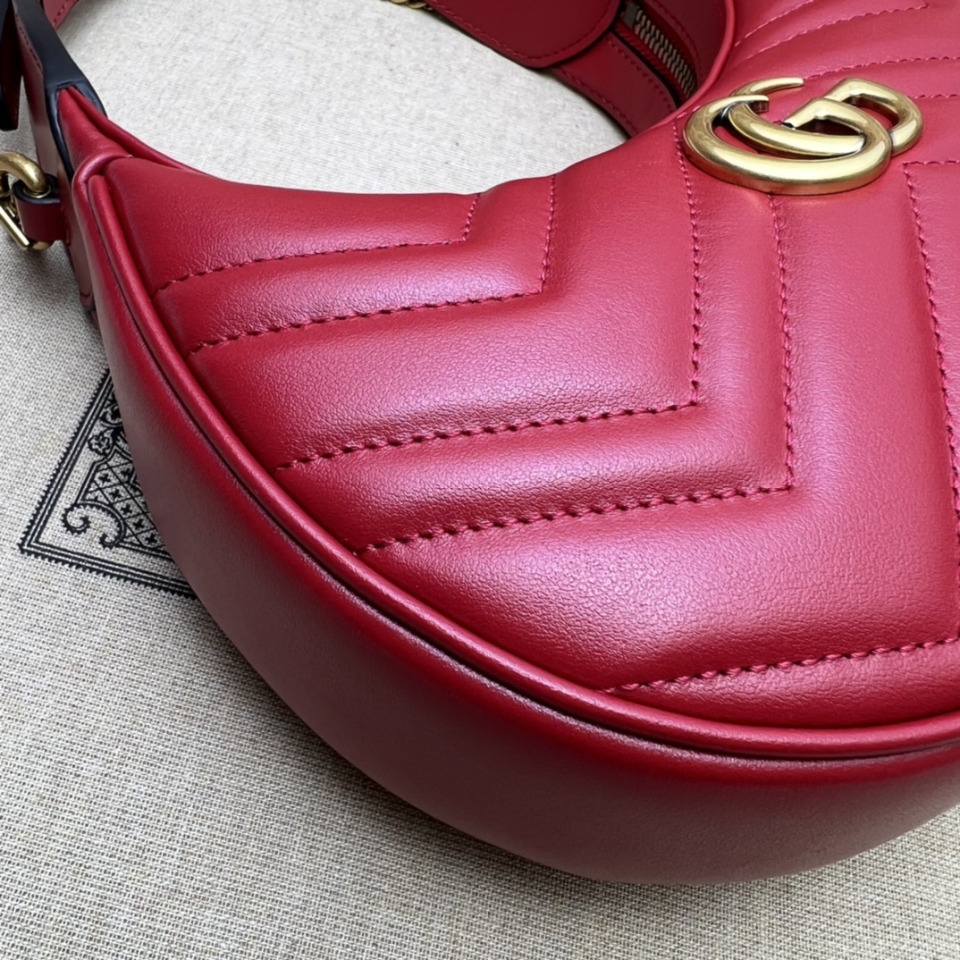 Gucci GG  Leather Handle Bag（21-11-5CM） - DopestKickz