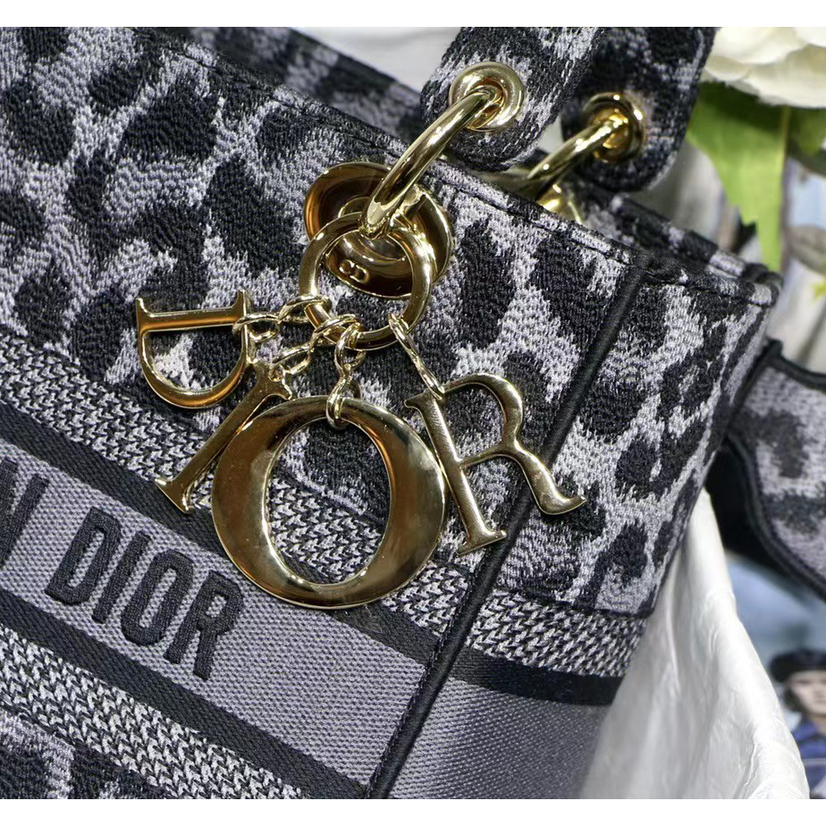 Dior Leopard Print Lady Bag（24-20-11CM） - DopestKickz