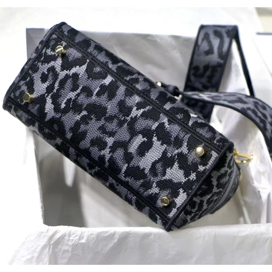 Dior Leopard Print Lady Bag（24-20-11CM） - DopestKickz