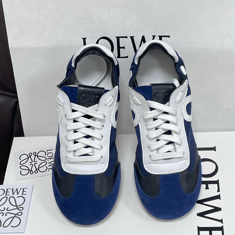 Loewe Ballet Runner In Nylon And Calfskin - DopestKickz