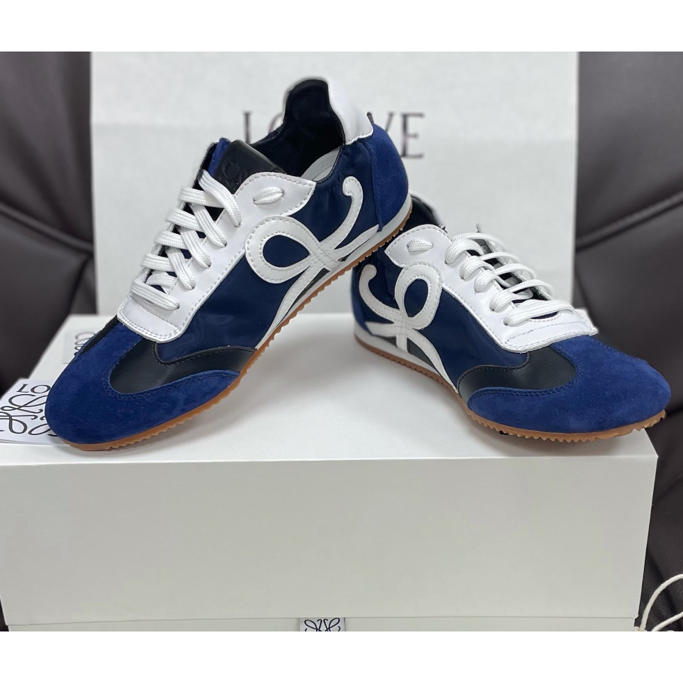 Loewe Ballet Runner In Nylon And Calfskin - DopestKickz