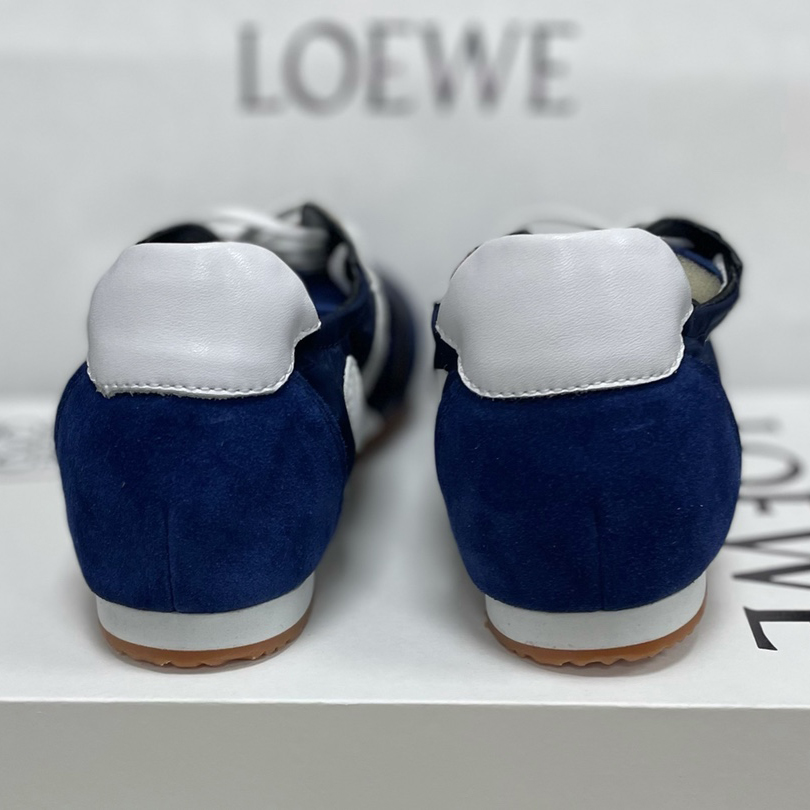Loewe Ballet Runner In Nylon And Calfskin - DopestKickz
