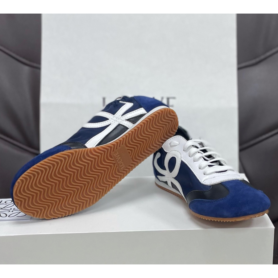 Loewe Ballet Runner In Nylon And Calfskin - DopestKickz