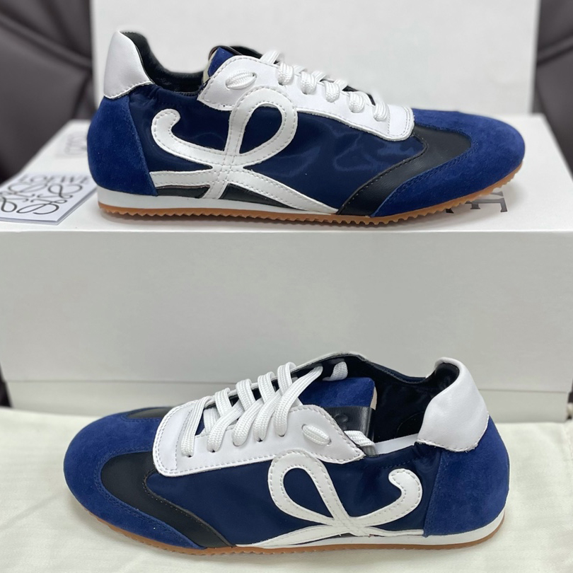 Loewe Ballet Runner In Nylon And Calfskin - DopestKickz