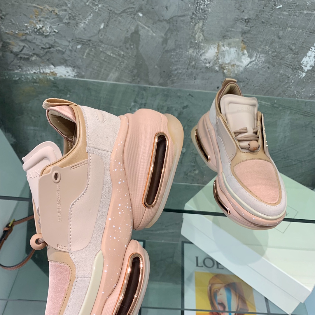 Balmain B-Bold Low-Top Sneakers - DopestKickz