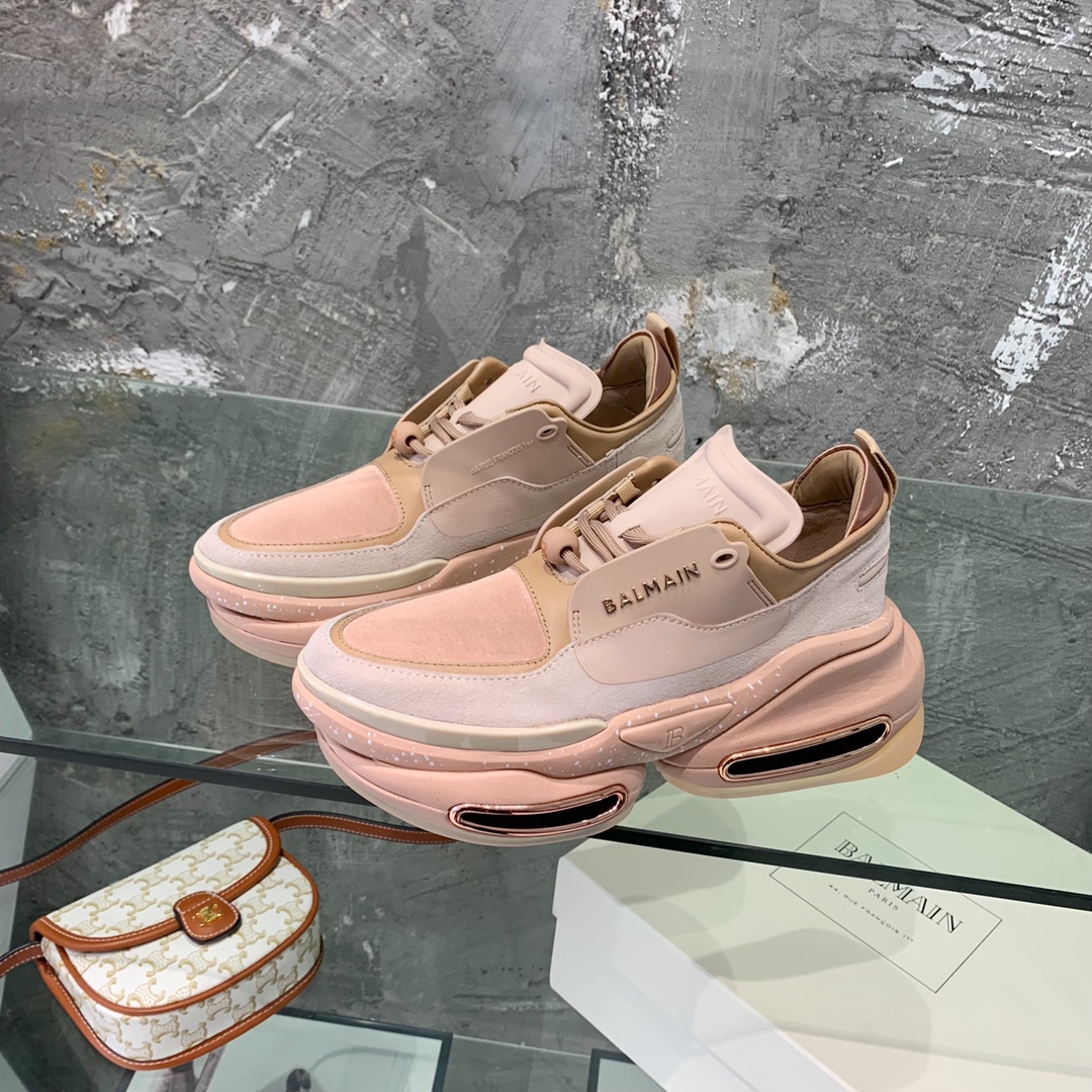 Balmain B-Bold Low-Top Sneakers - DopestKickz