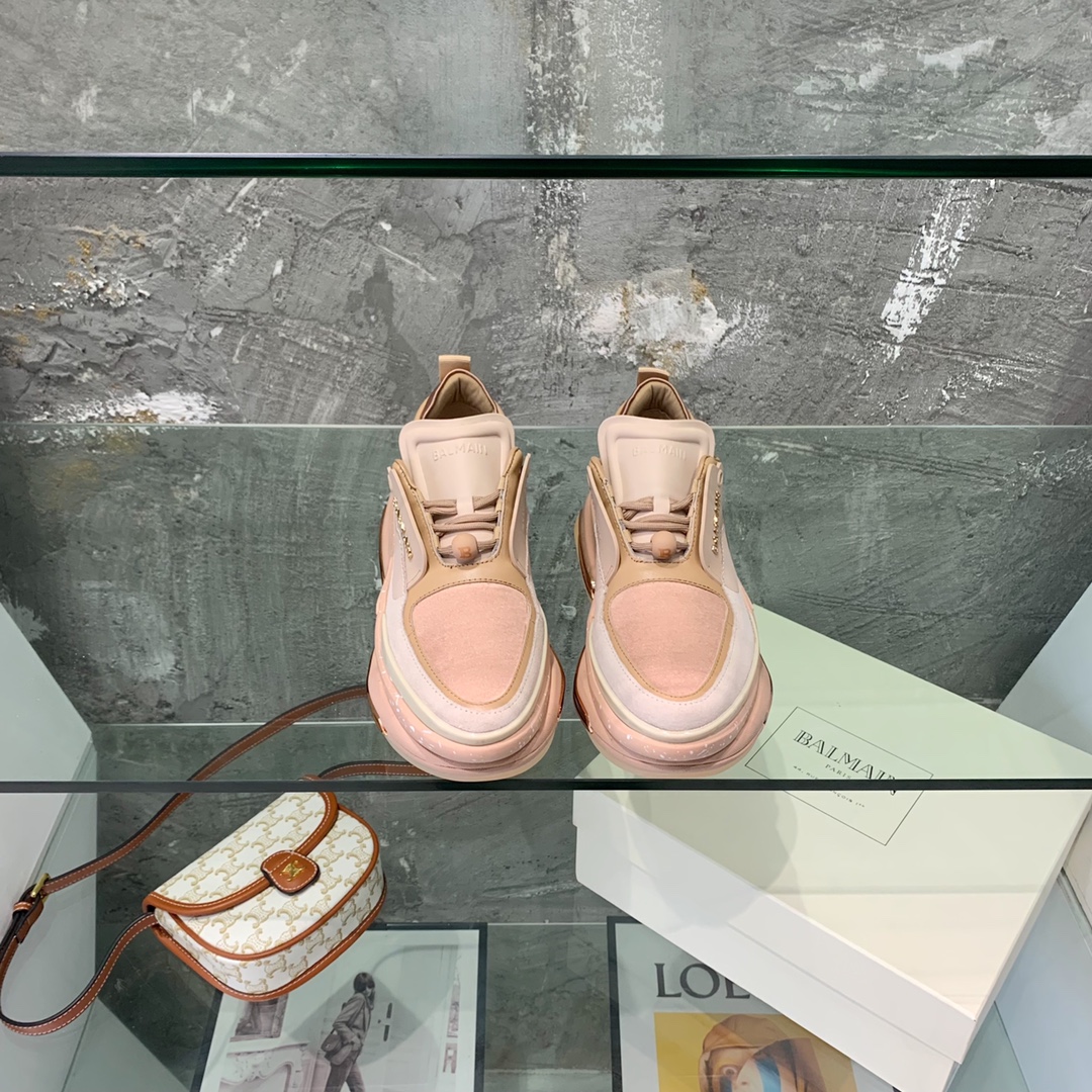 Balmain B-Bold Low-Top Sneakers - DopestKickz