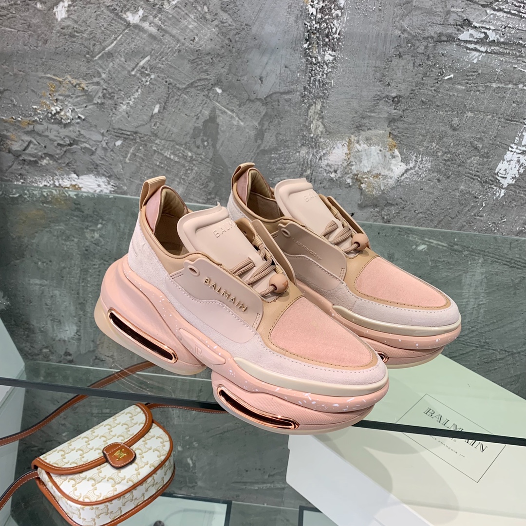 Balmain B-Bold Low-Top Sneakers - DopestKickz