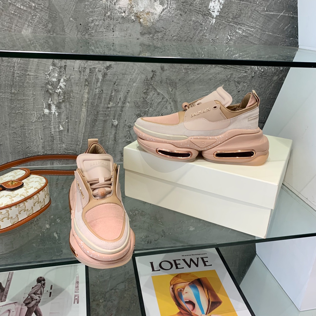 Balmain B-Bold Low-Top Sneakers - DopestKickz