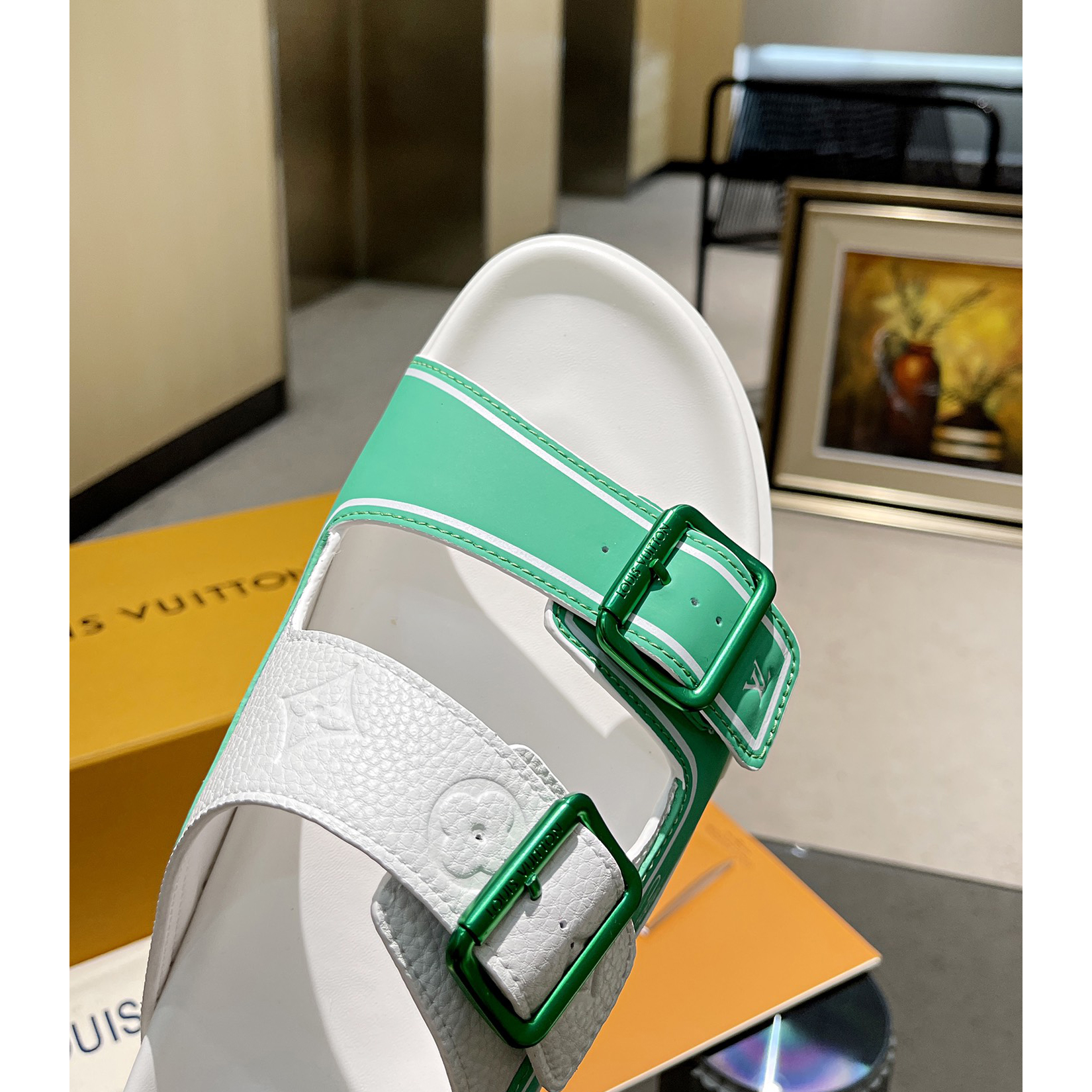 Louis Vuitton Men's Trainer Slippers - DopestKickz