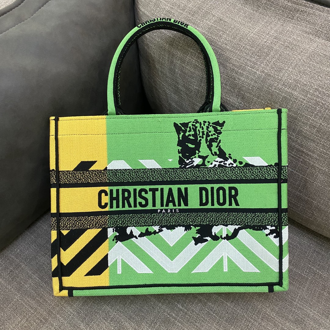 Dior Book Tote D-Jungle Pop（36.5*28*17.5cm） - DopestKickz