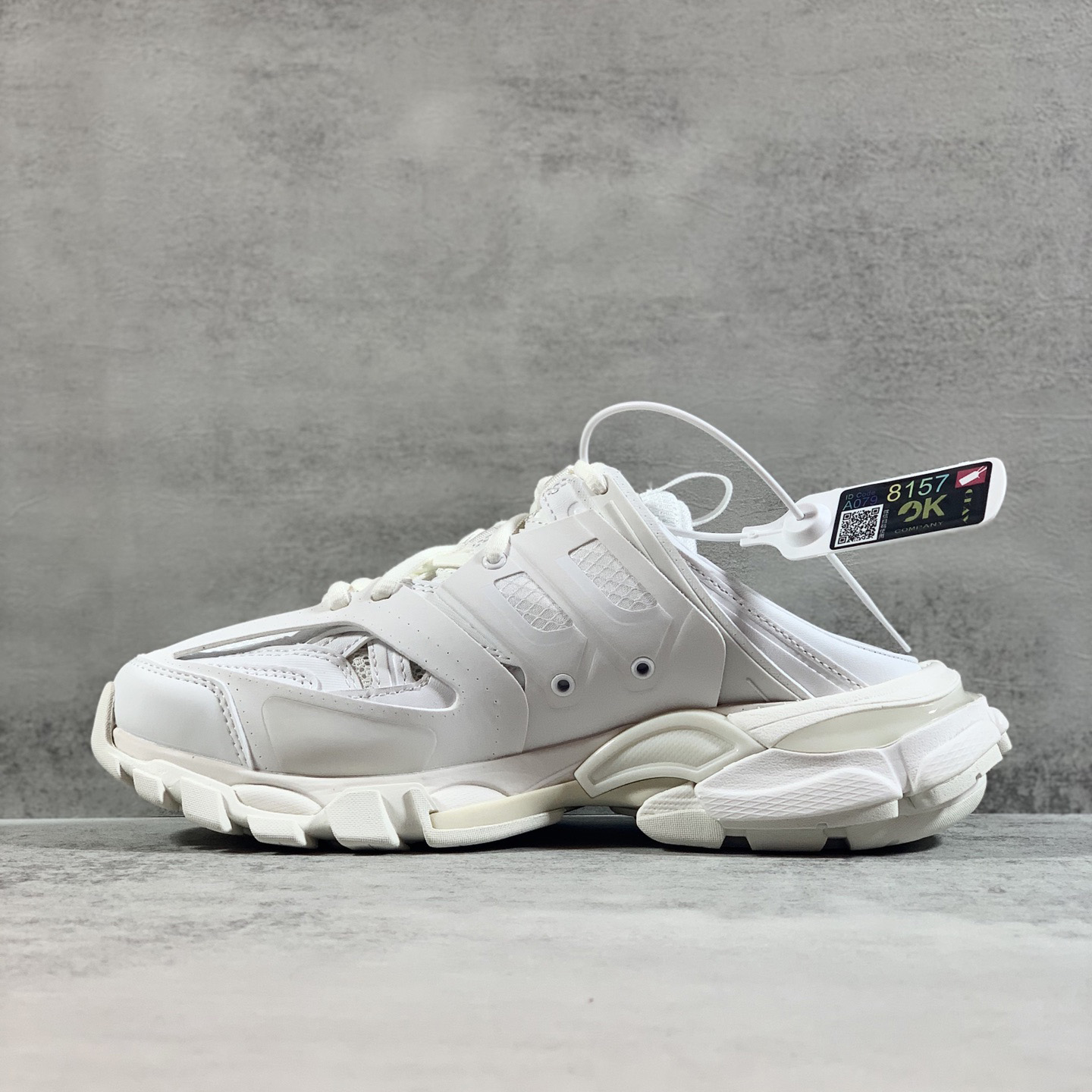 Balenciaga Track Mule In White - DopestKickz