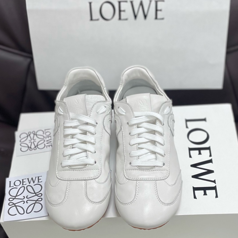 Loewe Ballet Runner In Nylon And Calfskin - DopestKickz