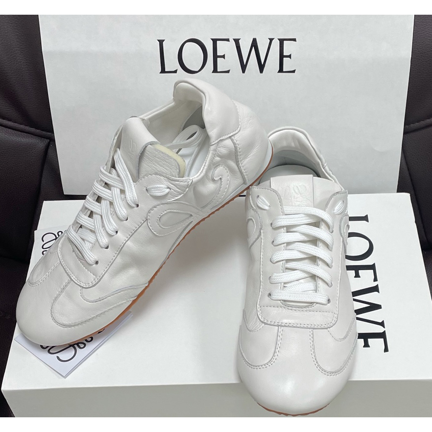Loewe Ballet Runner In Nylon And Calfskin - DopestKickz