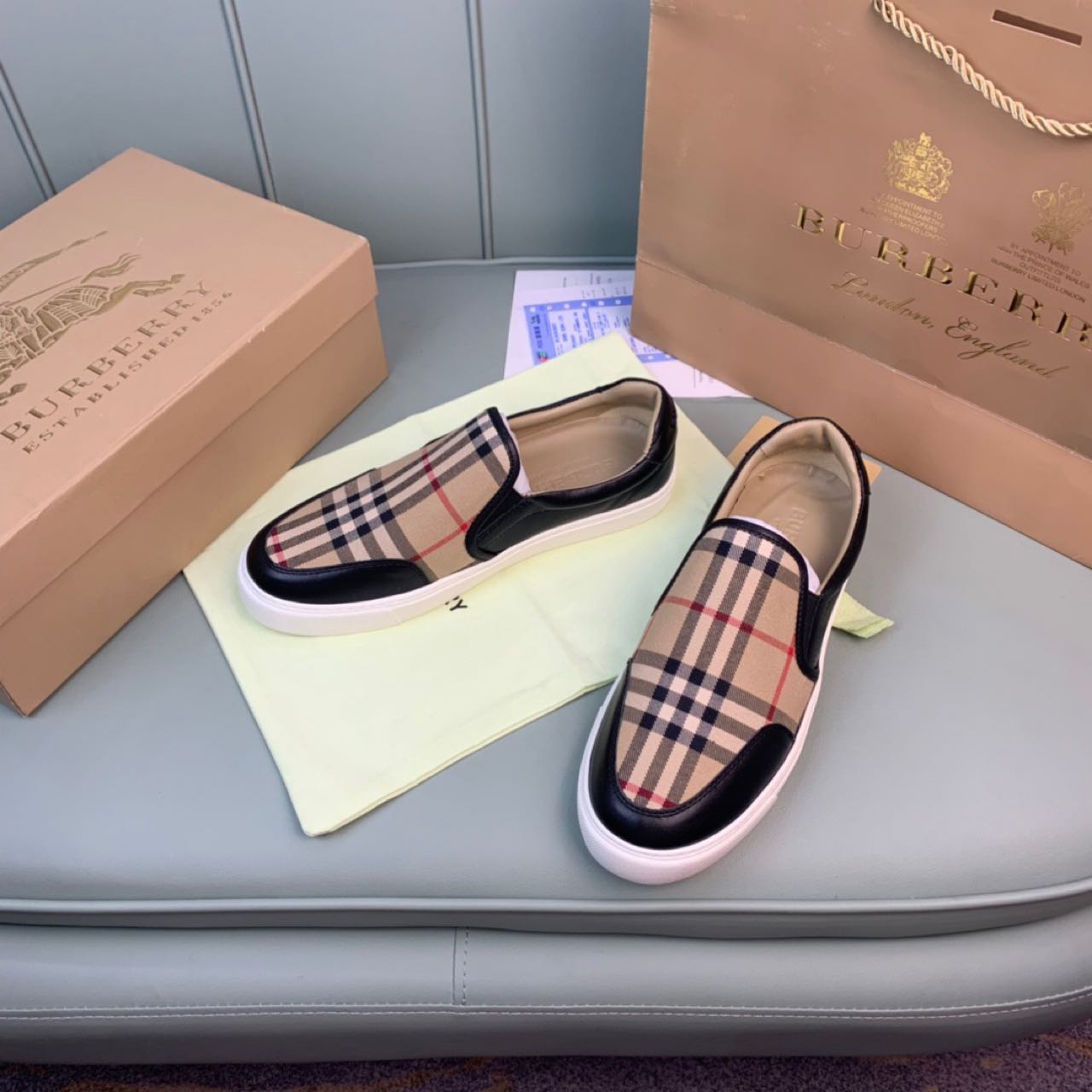Burberry Vintage Check Loafers   - DopestKickz